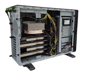 View inside the chassy of an open Red Barn Server